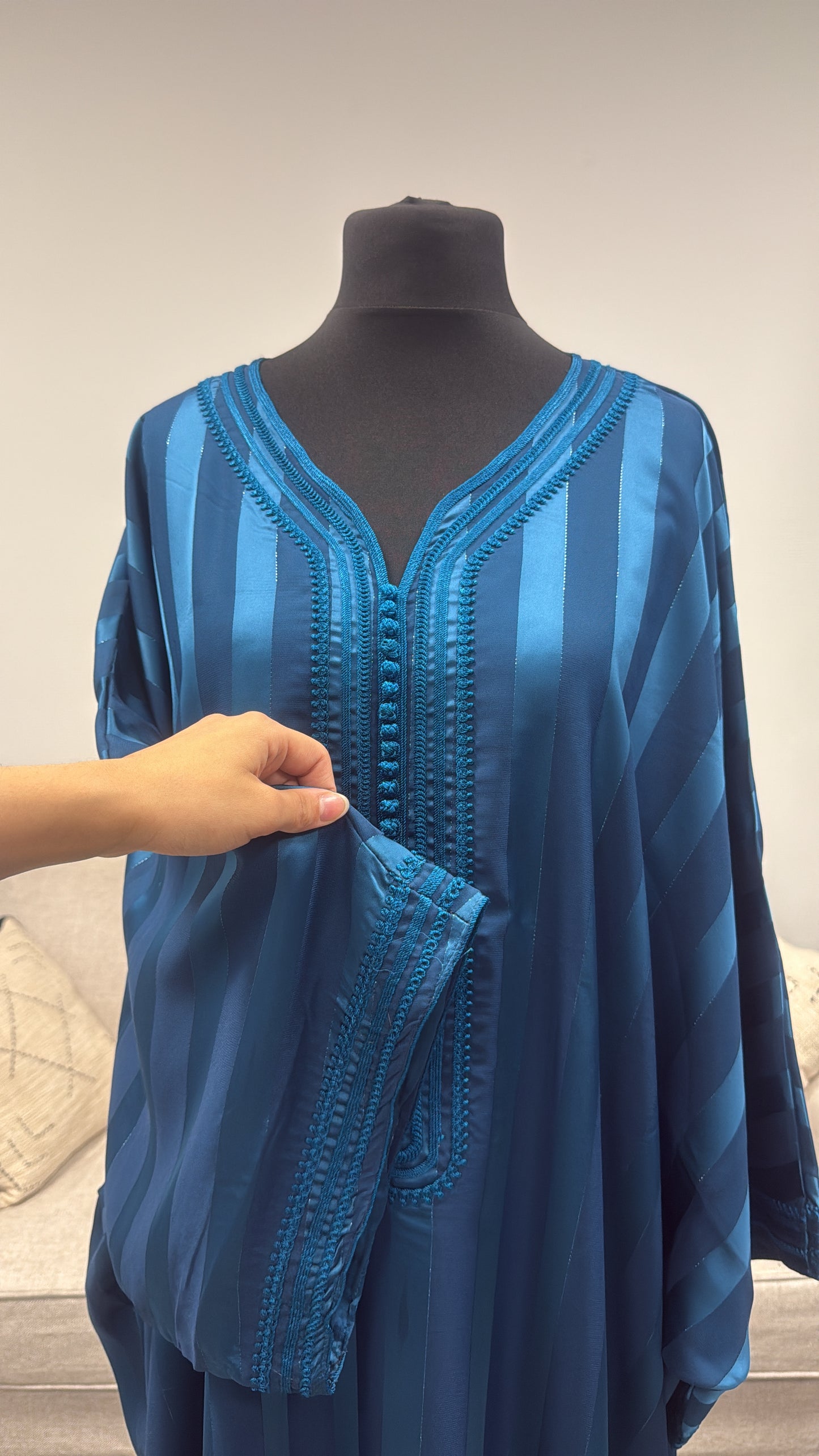 Gandoura Jannah Bleu