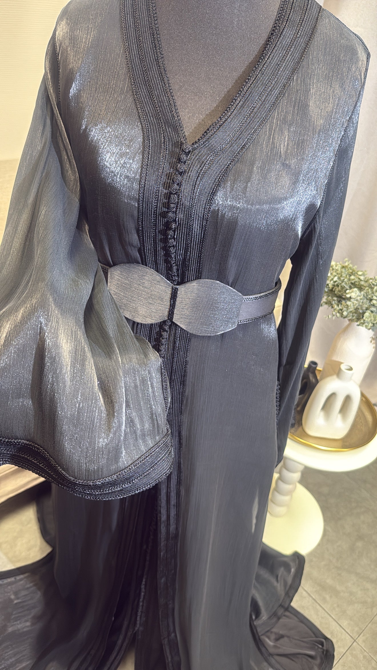 Tekchita organza noir