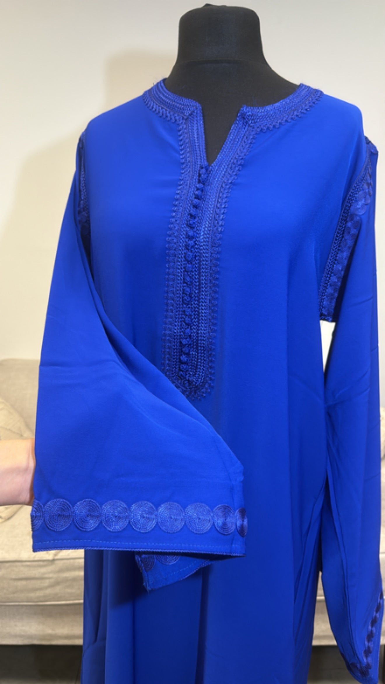 Gandoura Dania Bleu roi