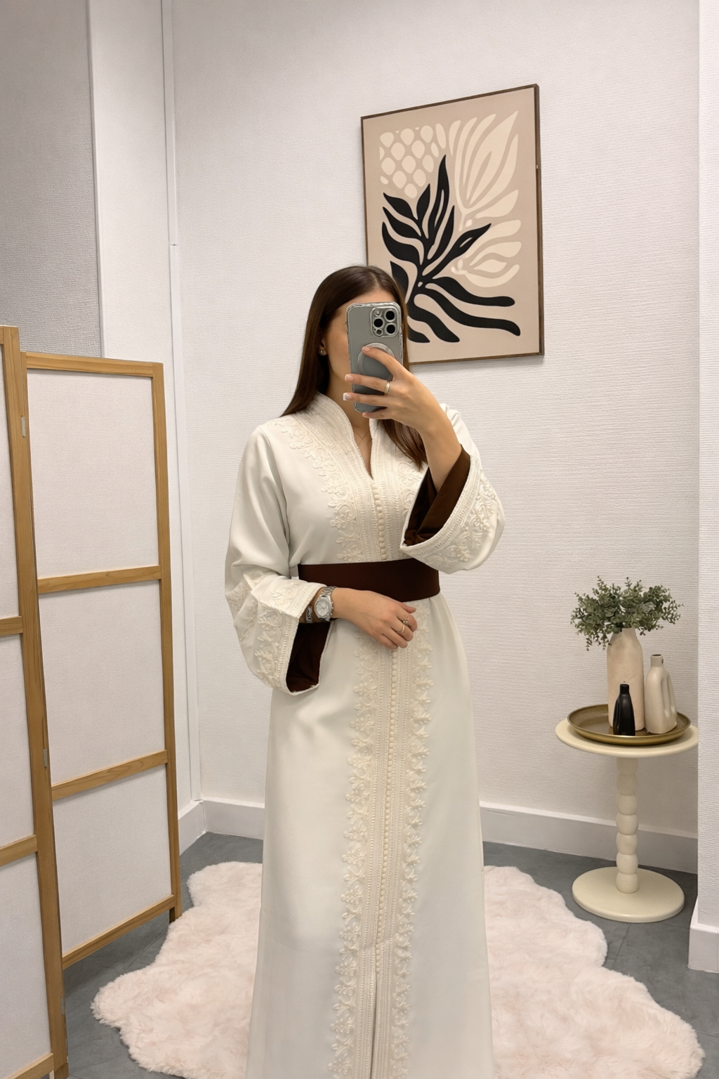 Caftan Lina Blanc