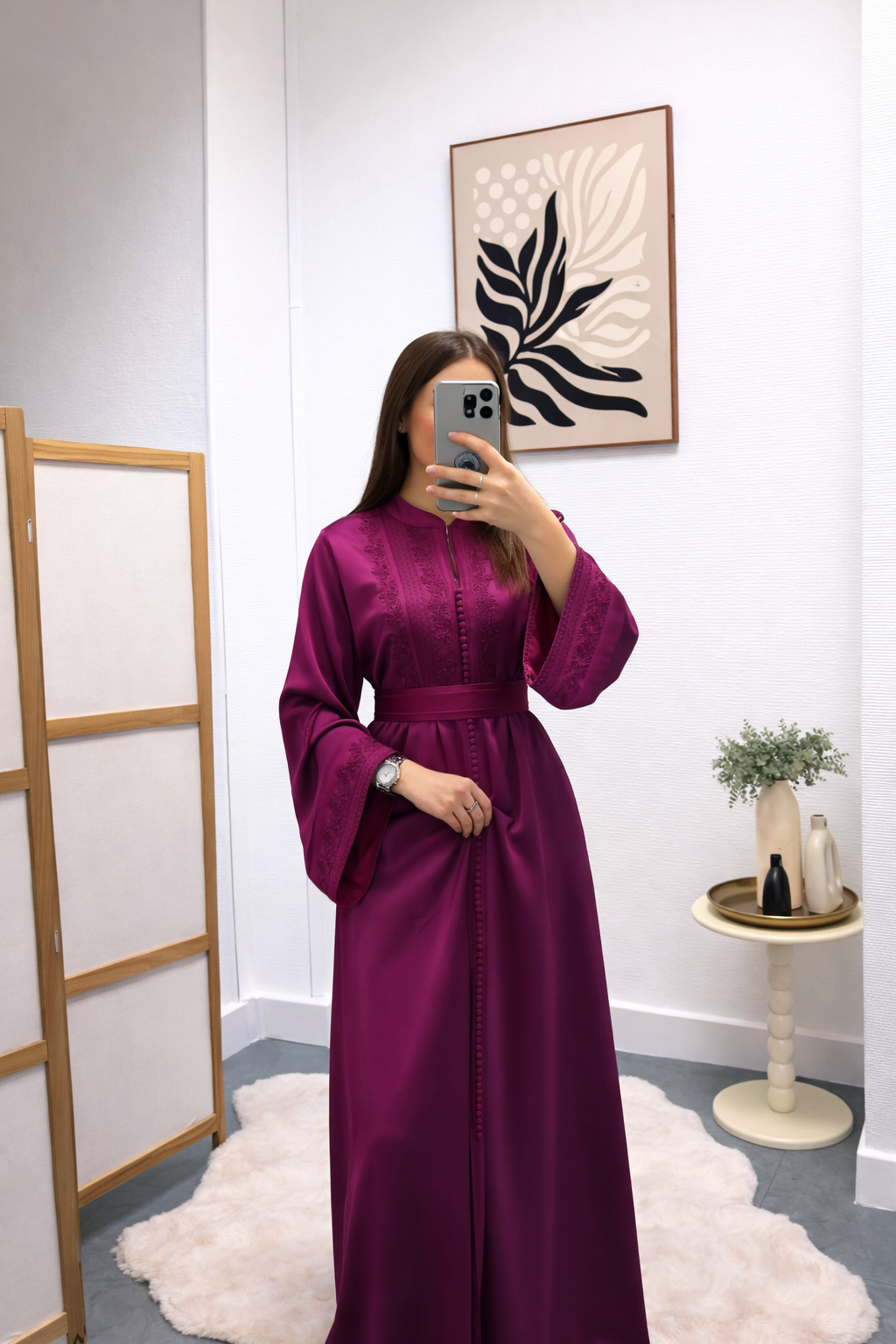 Caftan Raja Fuchsia