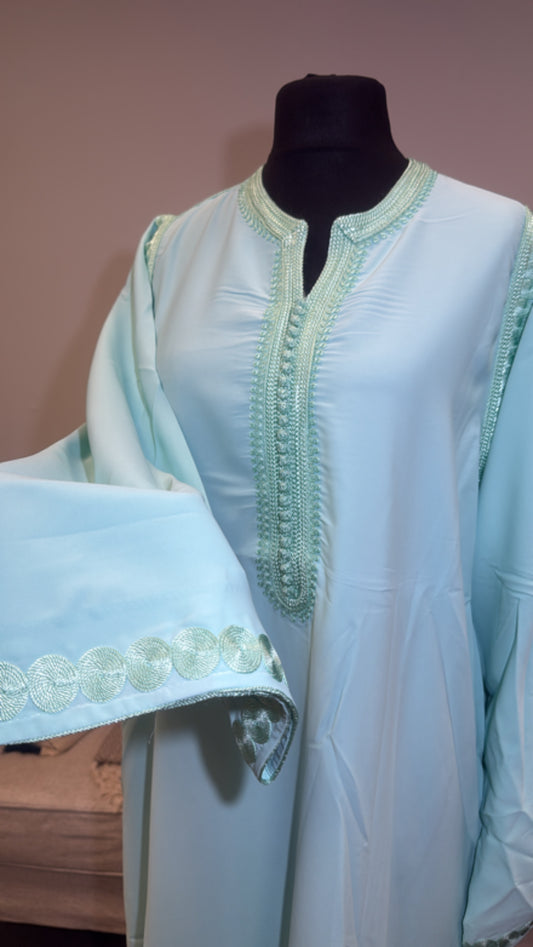 Gandoura Dania Bleu Ciel