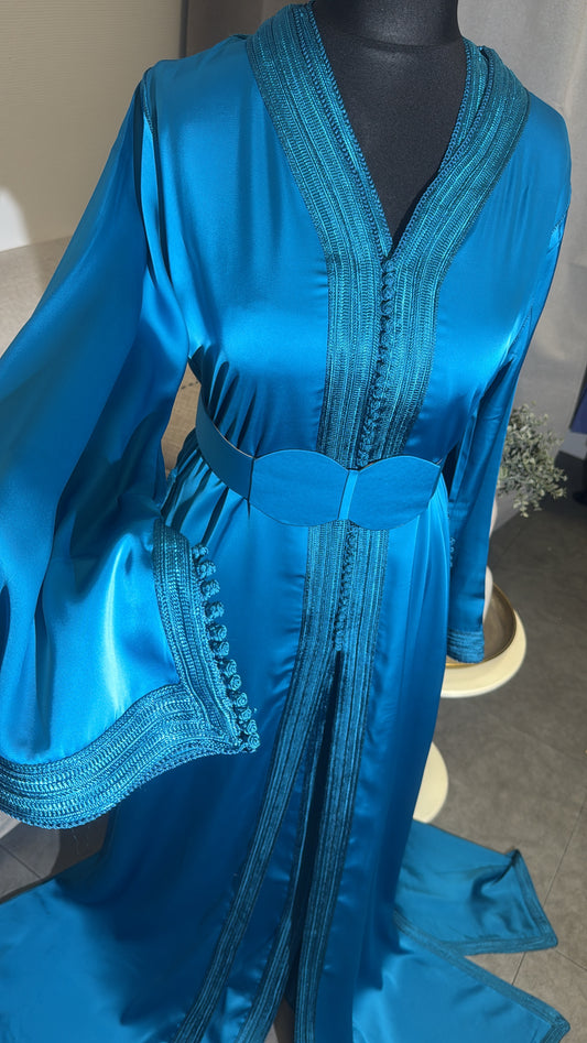 Tekchita Drap de Soie Bleu