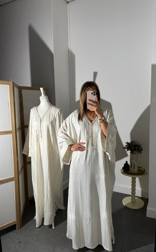 Gandoura Jannah Blanc