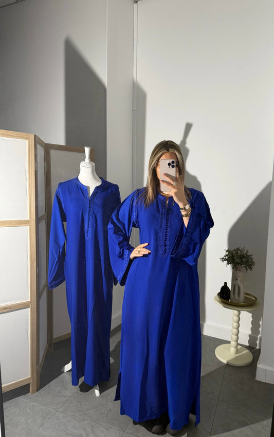 Gandoura Dania Bleu roi